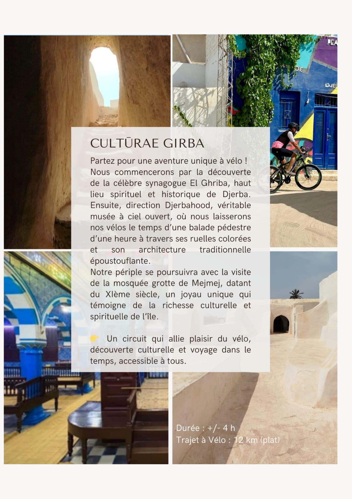Circuit CULTURAE GIRBA par Vélo +/-4h