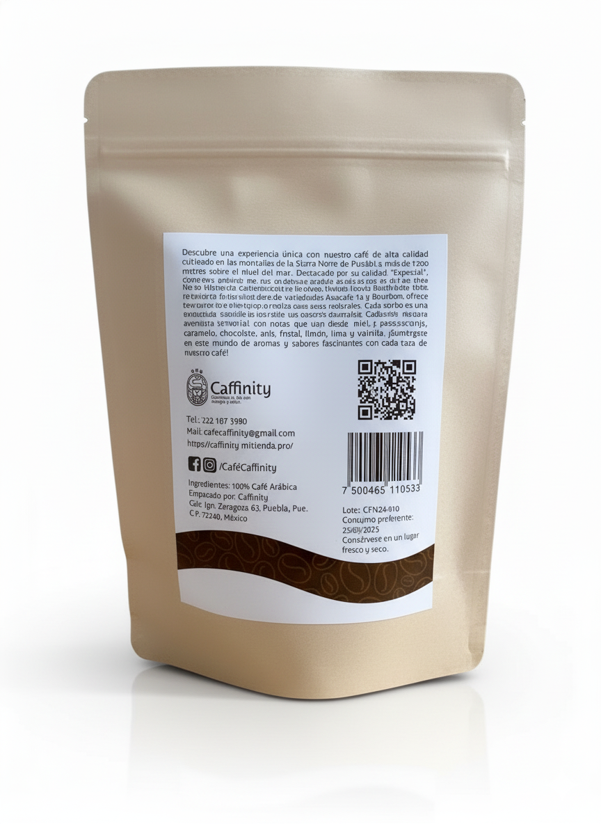 Café tostado en grano 500 g