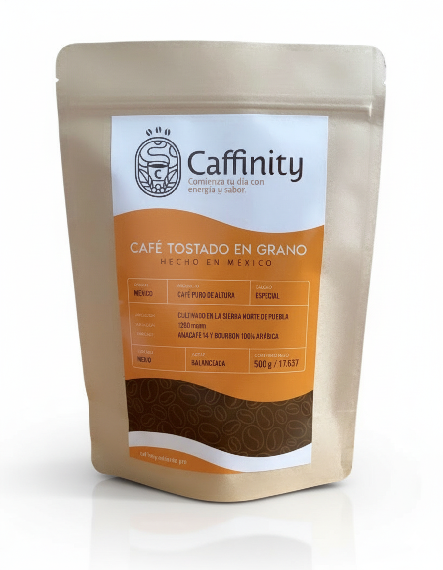 Café tostado en grano 500 g