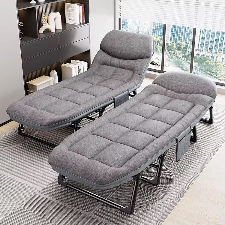 Premium Adjustable Foldable Sleeping Chair & Daybed - Grey