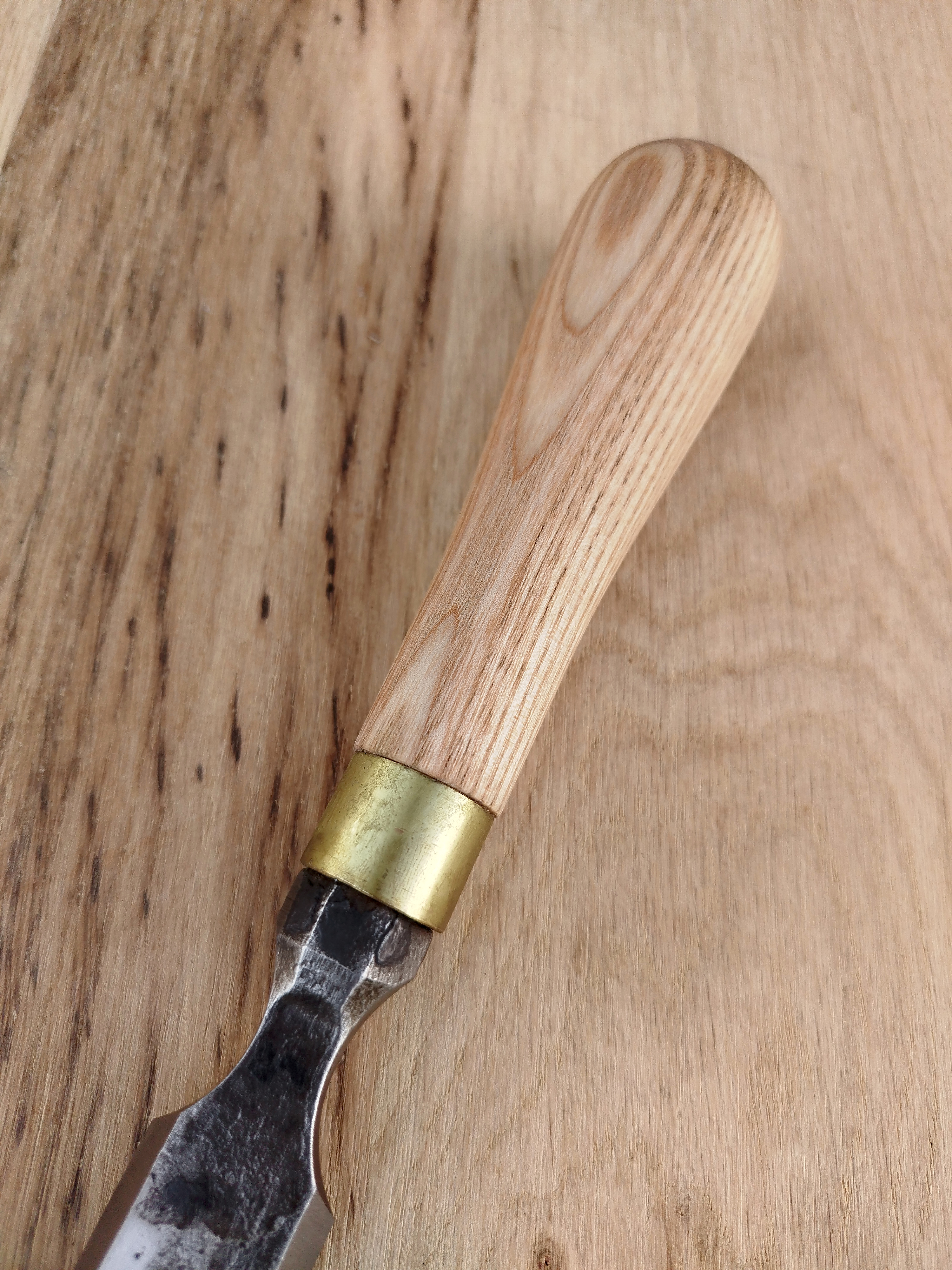 Ciseau à bois à soie, manche frêne