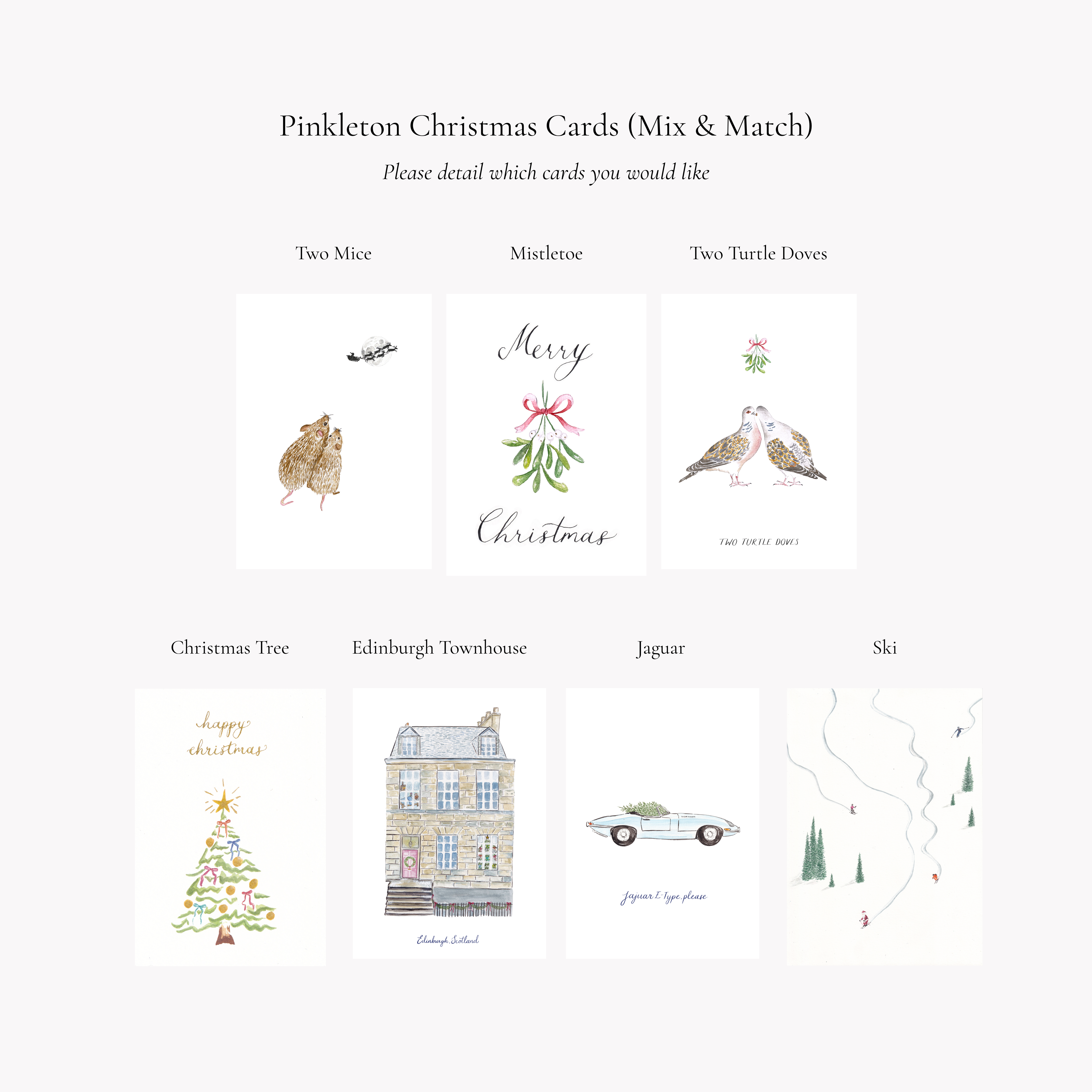 Pack of 4 Christmas Cards