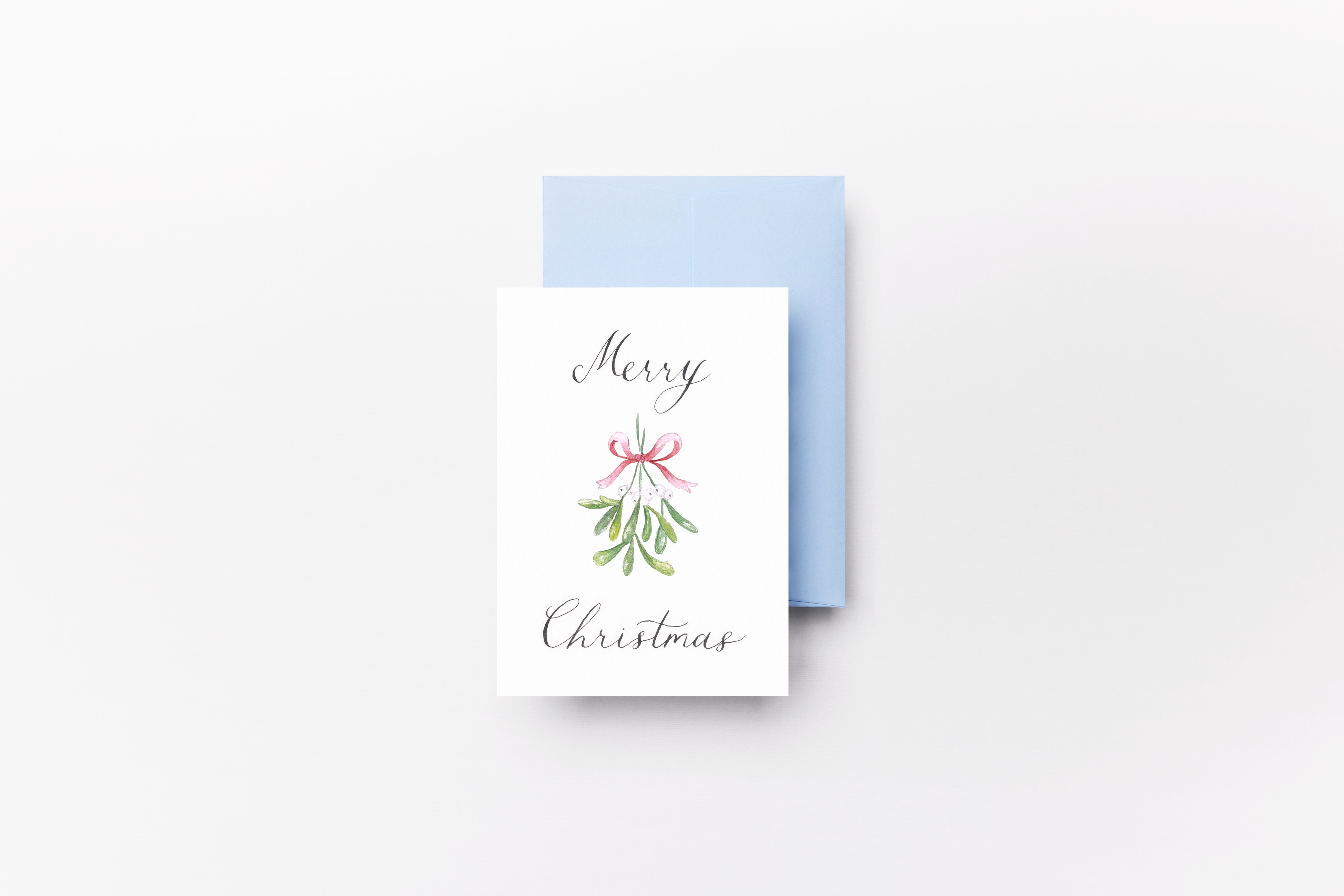 Mistletoe Christmas Card
