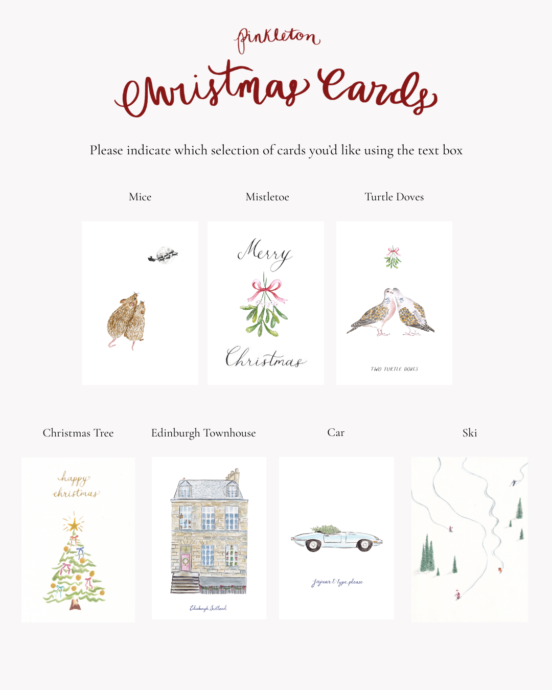 Pack of 8 Christmas Cards