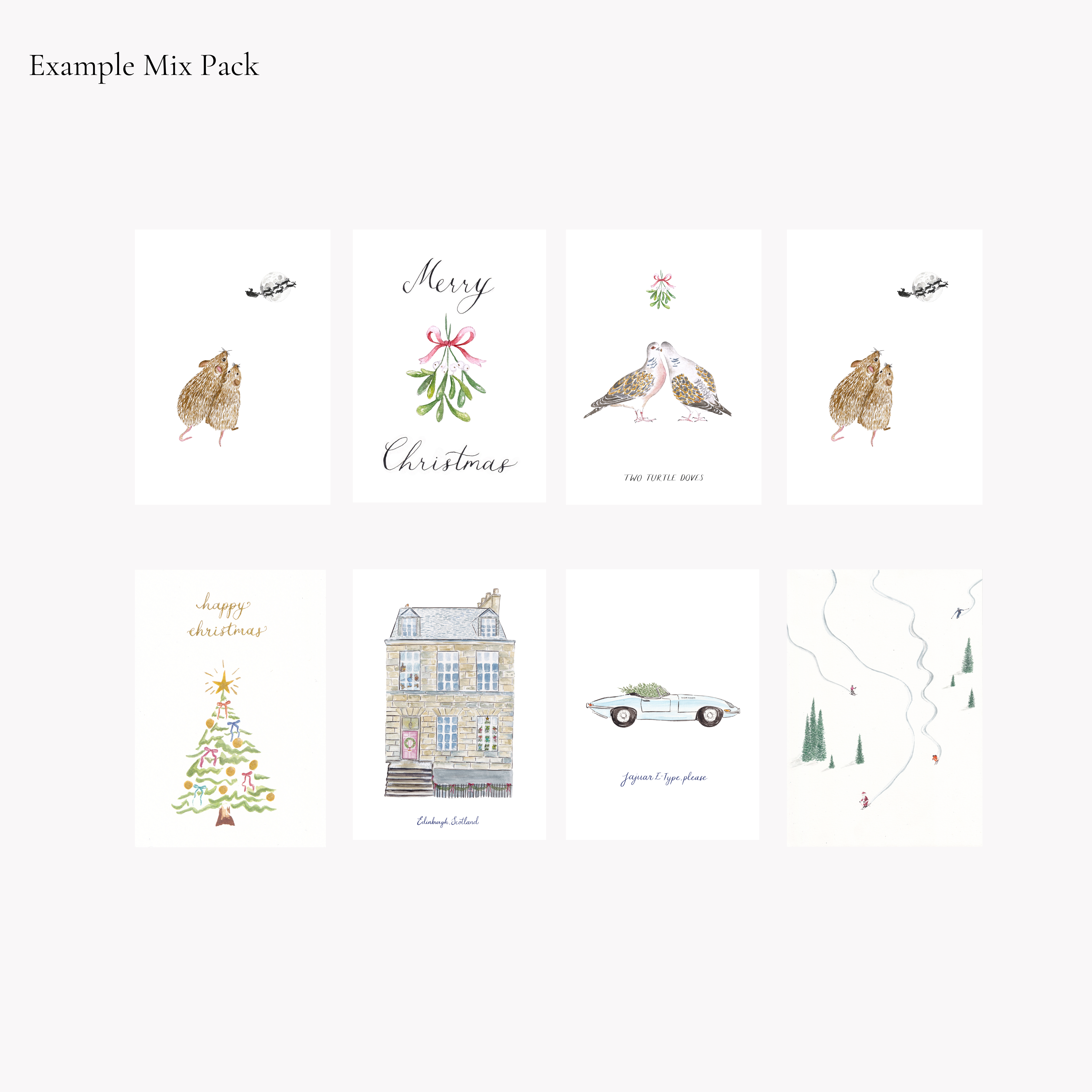 Pack of 8 Christmas Cards