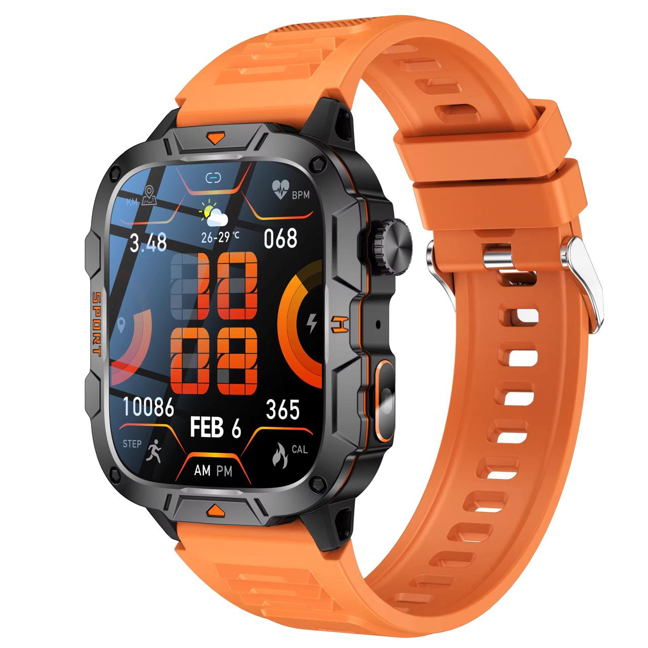 Rugged Smart Fitness Watch
