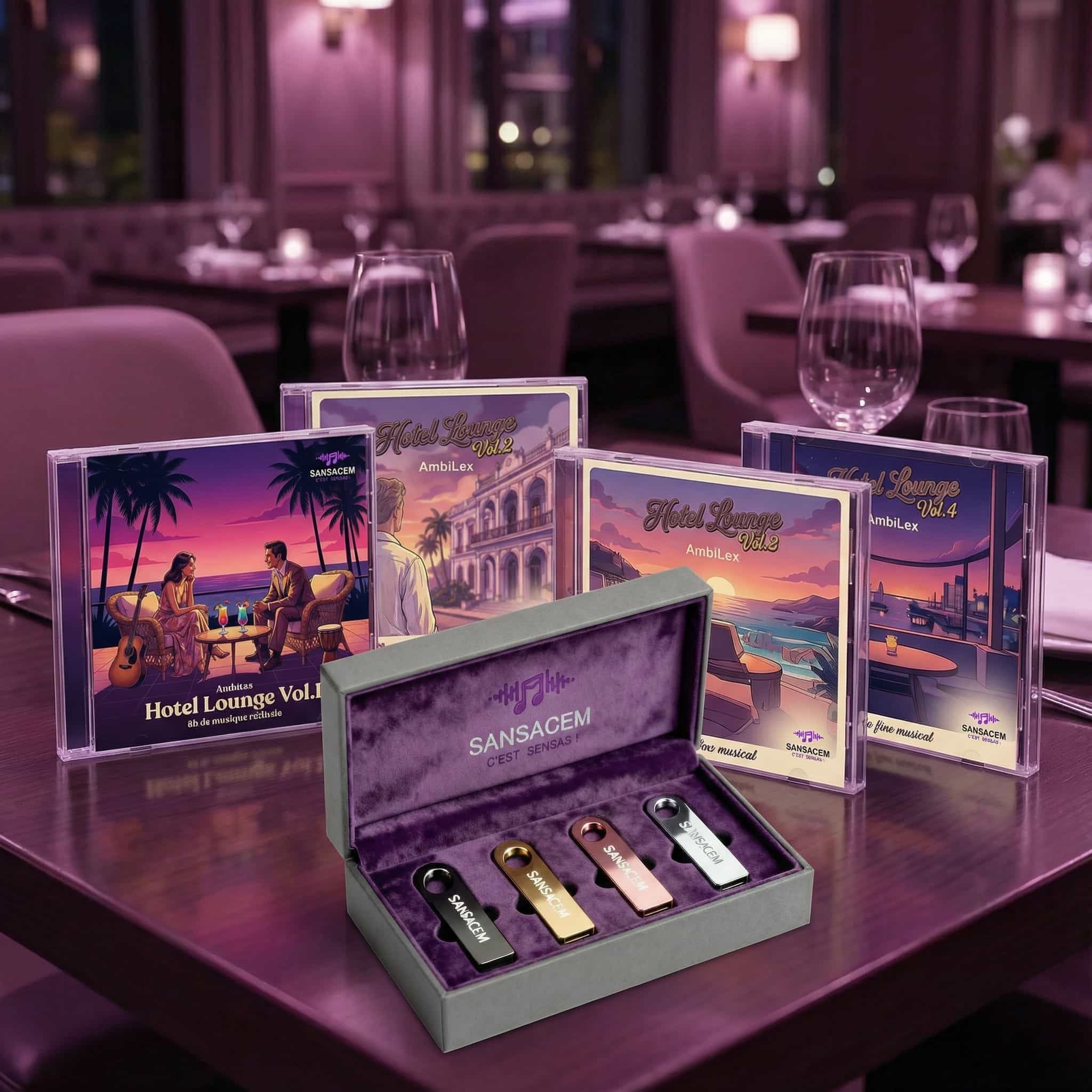 Coffret 4 clés - Jazz & Hôtel collection
