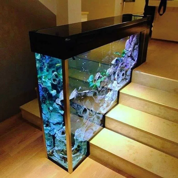 Aquarium Staircase Railing