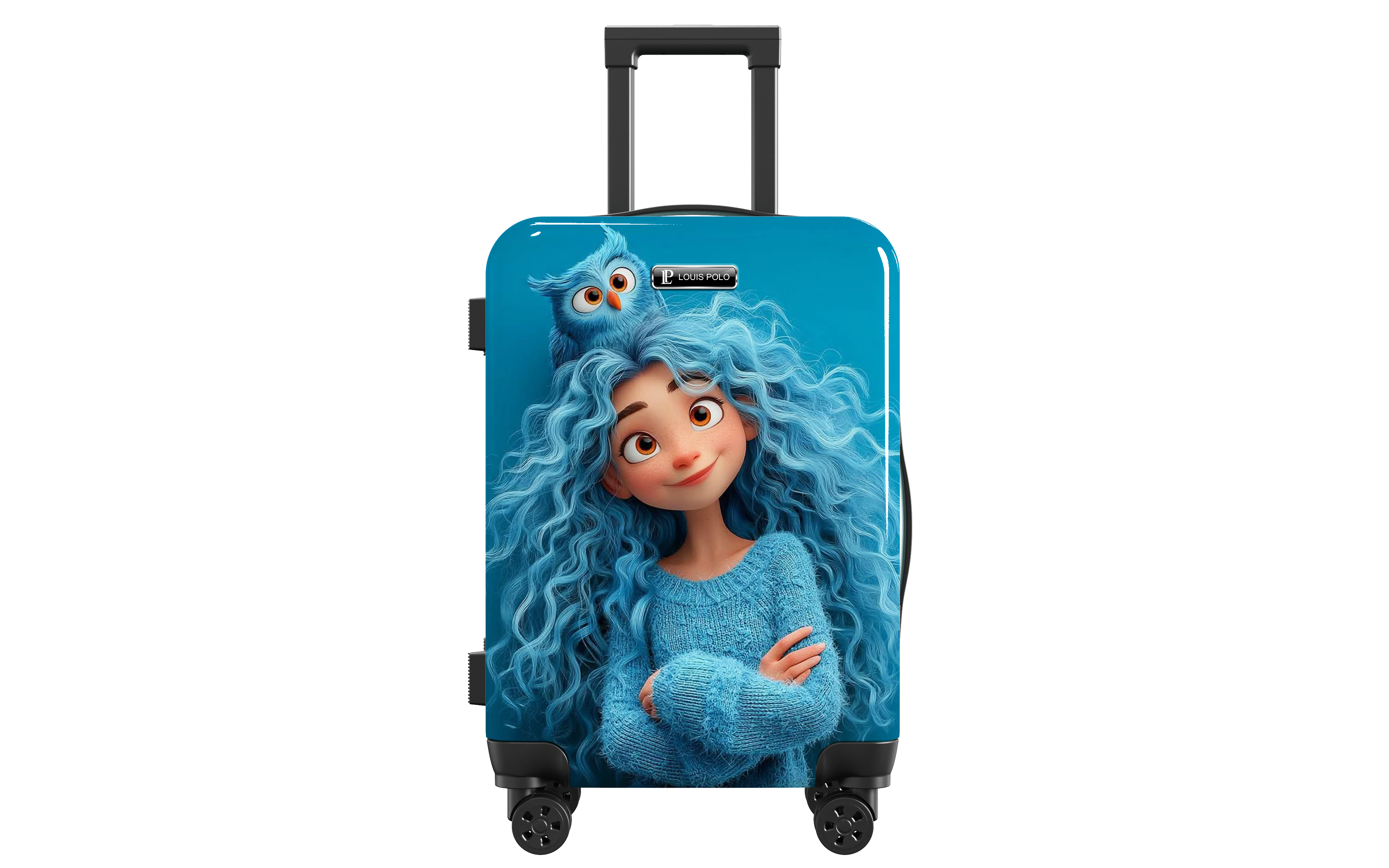 Luna Blue Character Suitcase