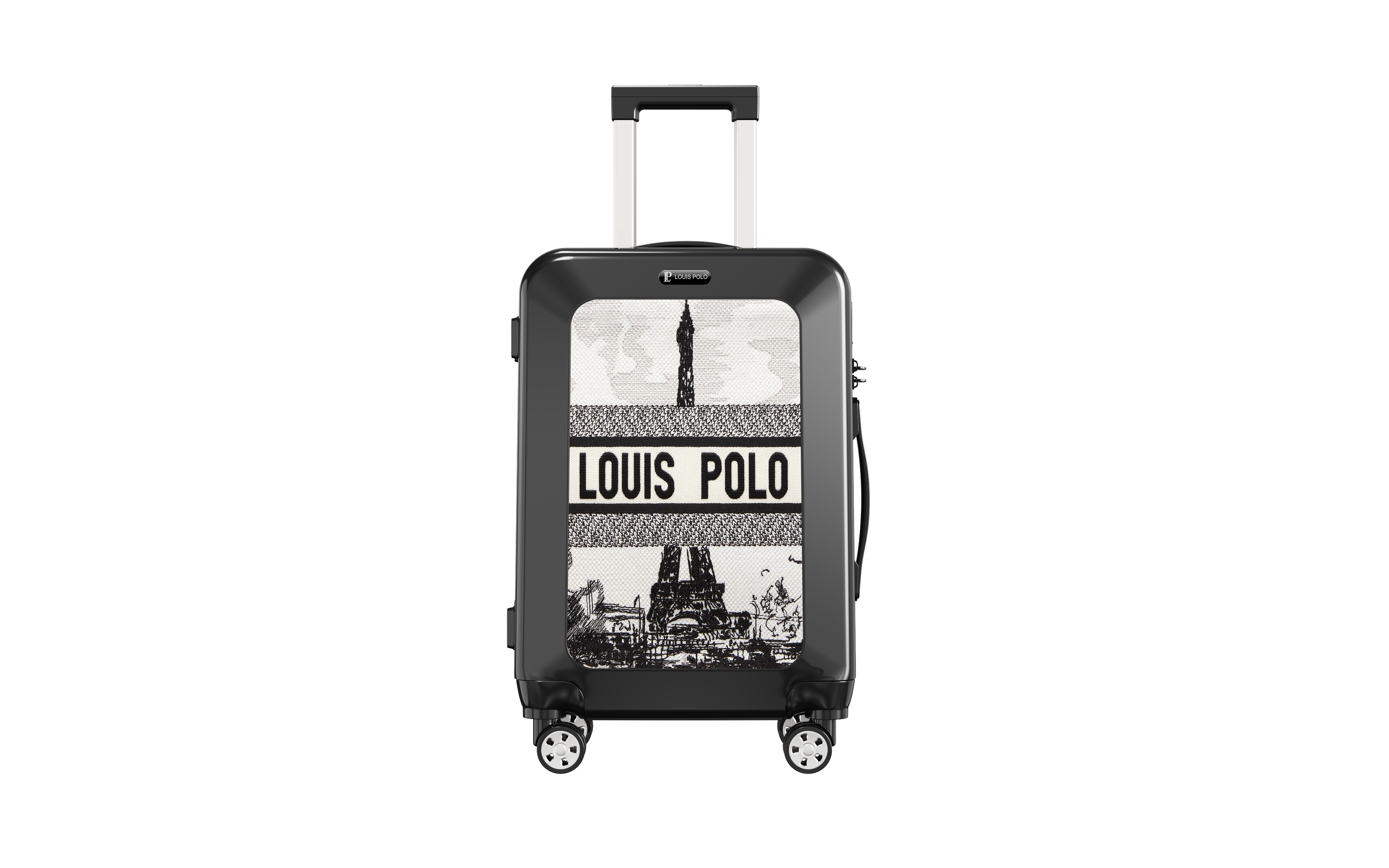 Louis Polo Paris Themed Suitcase