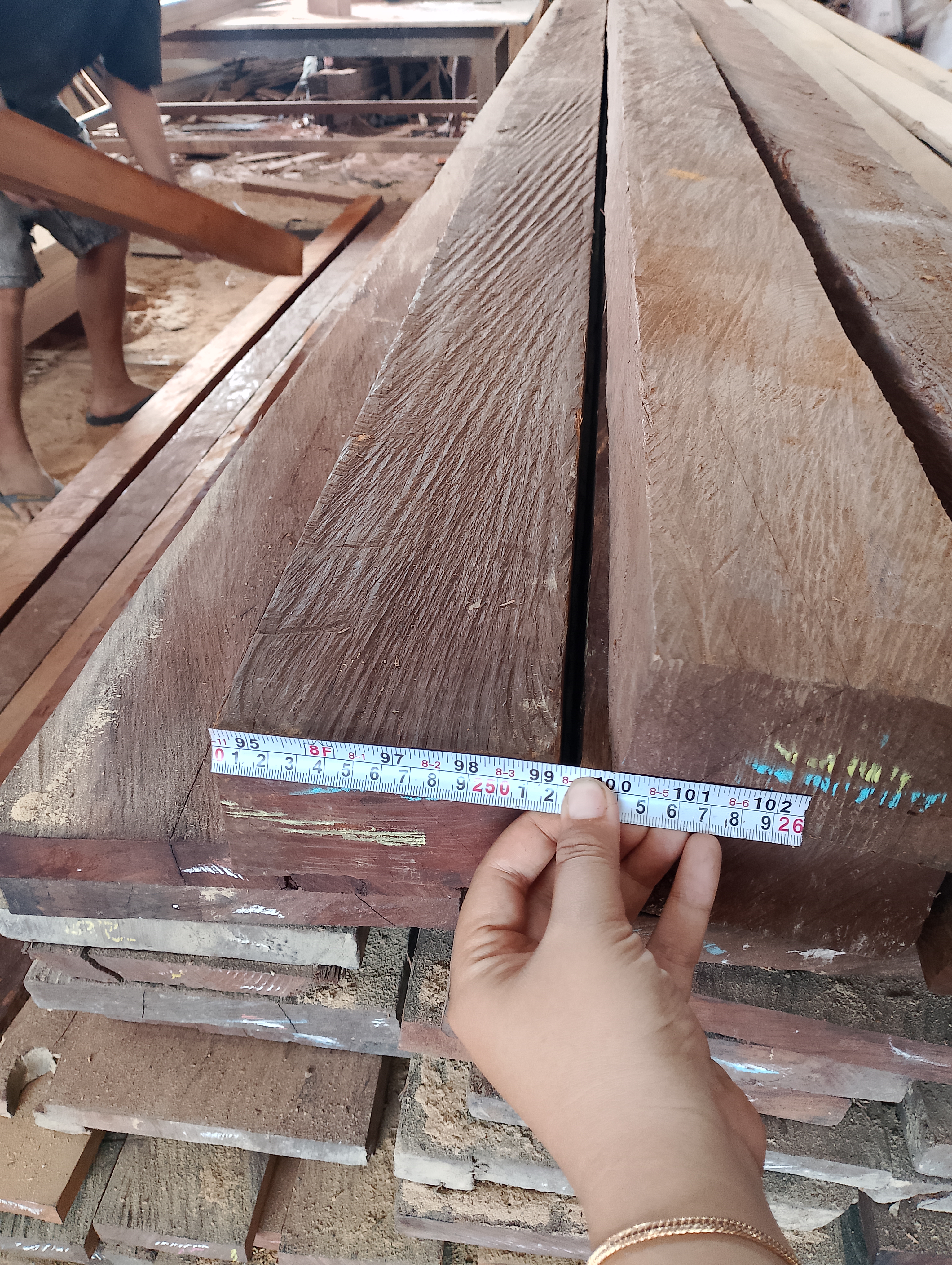 Balok - Papan Kayu Ulin 6x12x400 - 10x10x400 - 2x20x400