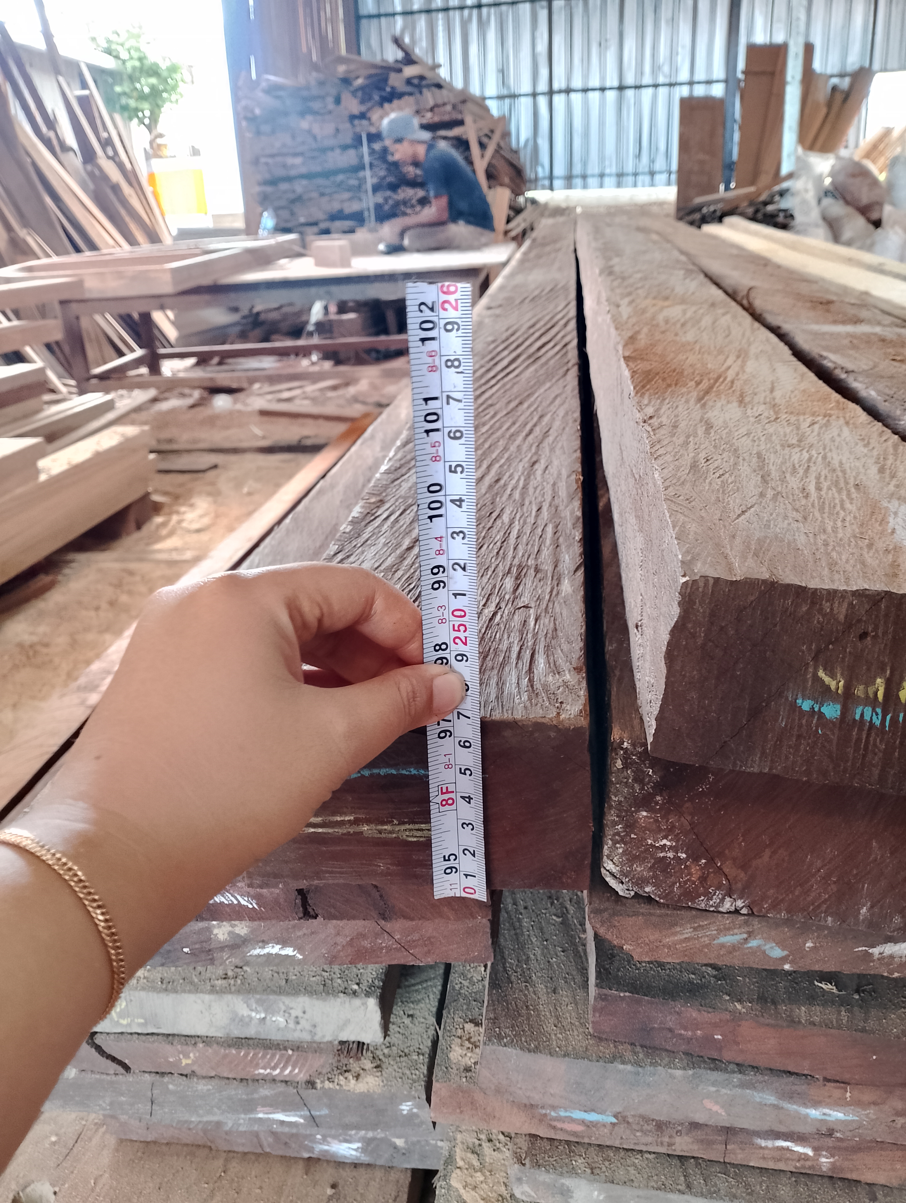 Balok - Papan Kayu Ulin 6x12x400 - 10x10x400 - 2x20x400