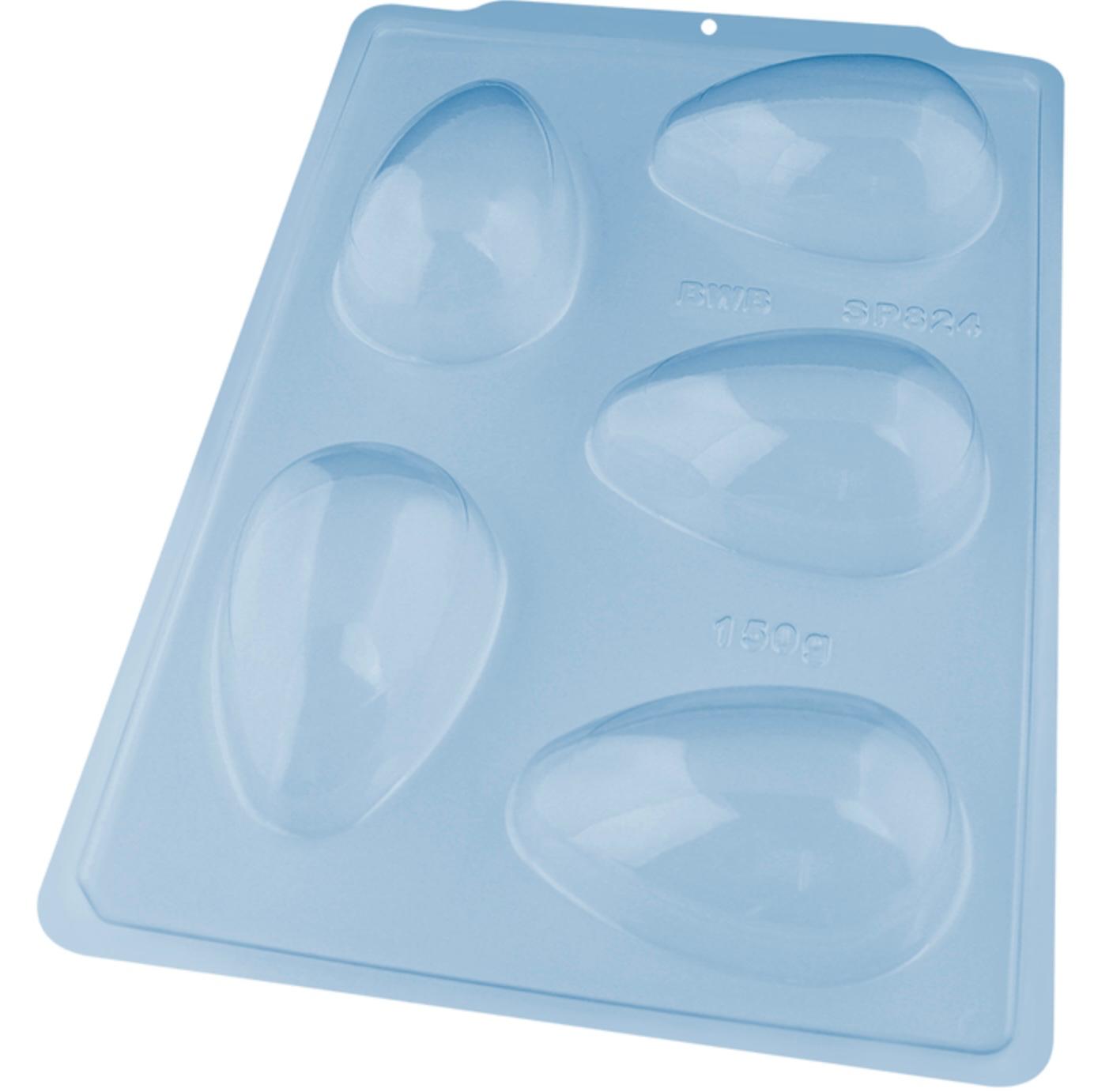 Forma de Acetato com Silicone – Ovo Liso 150g BWB