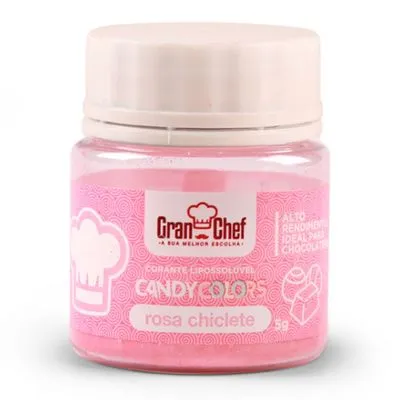 Corante Lipossolúvel Candy Color 5g – Lilás e Rosa Chiclete | Gran Chef