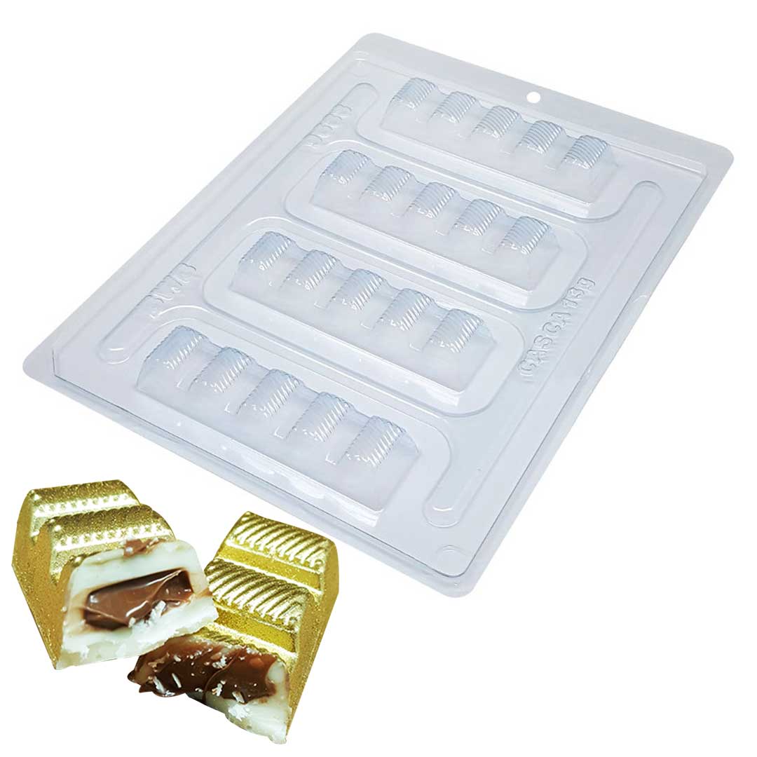 Forma de Tablete Barrinha em Acetato com Silicone