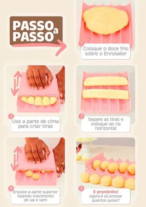 Enrolador de Doces Rosa 16g – Bluestar