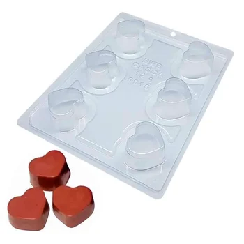 Forma de Silicone em Formato de Coração