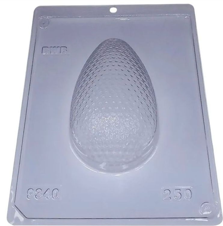 Forma de Ovo Texturizado em Acetato com Silicone – Modelo Gotas