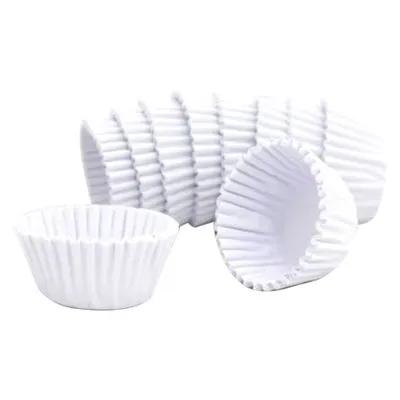 Forminha de Papel Lisa Nº6 Branca – Pacote com 100 Unidades