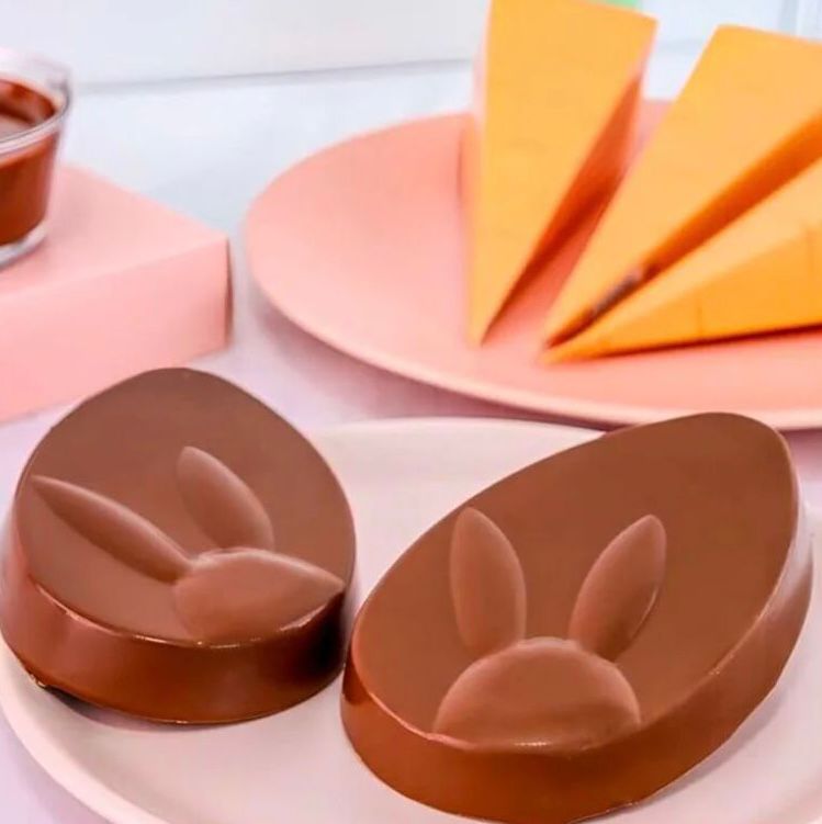 Forma de Silicone para Tablete – Ovo Coelho