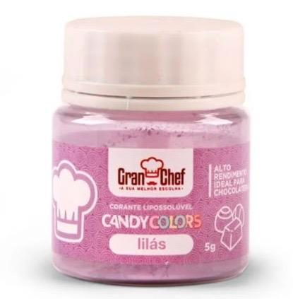 Corante Lipossolúvel Candy Color 5g – Lilás e Rosa Chiclete | Gran Chef