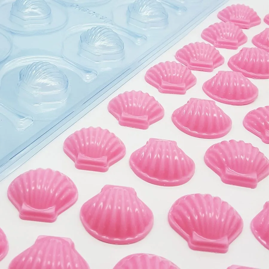 Forma de Acetato com Silicone – Concha Shell