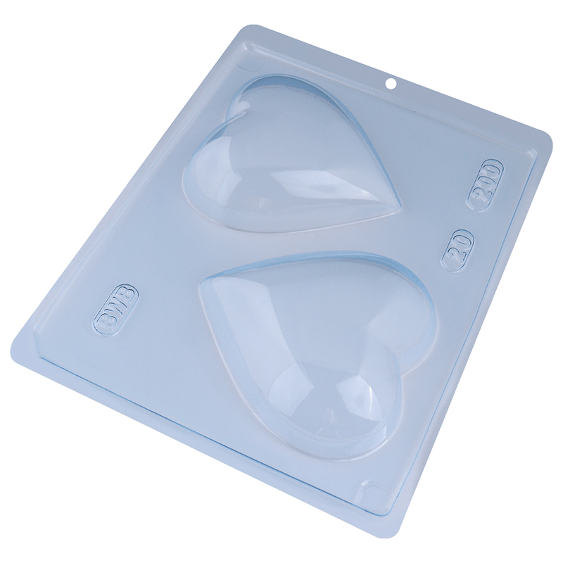 Forma de Acetato Coração – 2 Cavidades