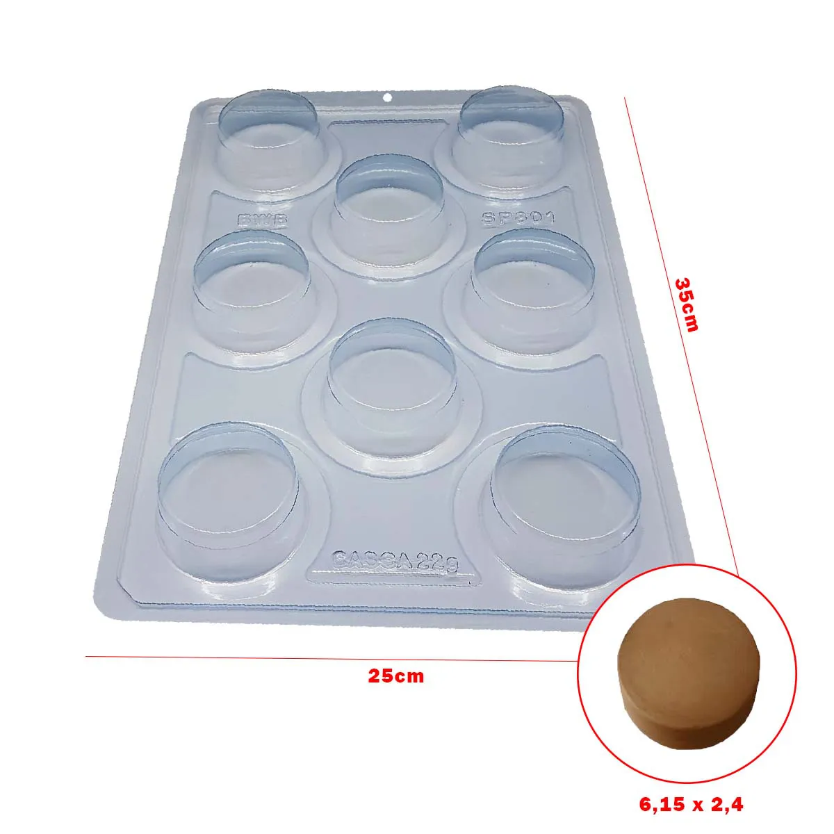 Forma Para Pão de Mel Pequeno – Casca Fina