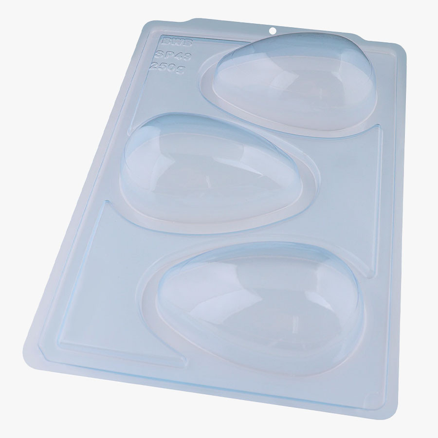 Forma de Acetato com Silicone – Ovo Liso 250g