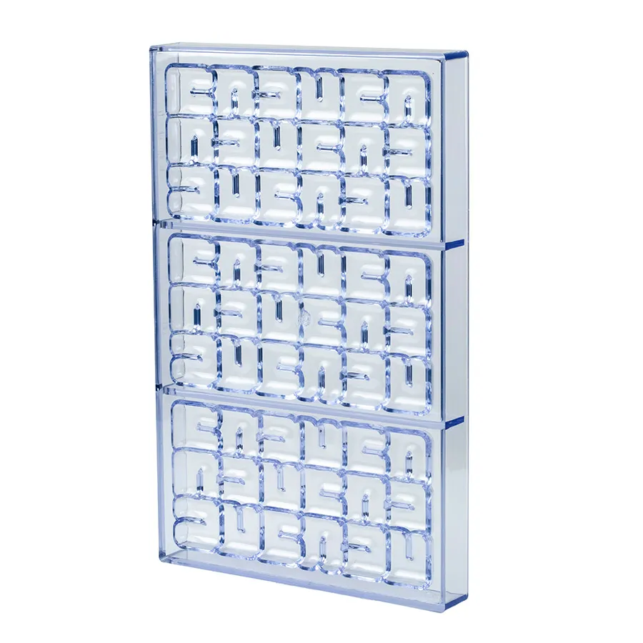 Forma de Policarbonato para Chocolate – Labirinto