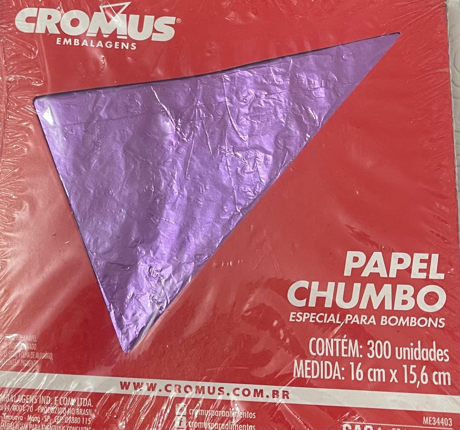 Papel Chumbo Cromus 16cm x 15,6 cm