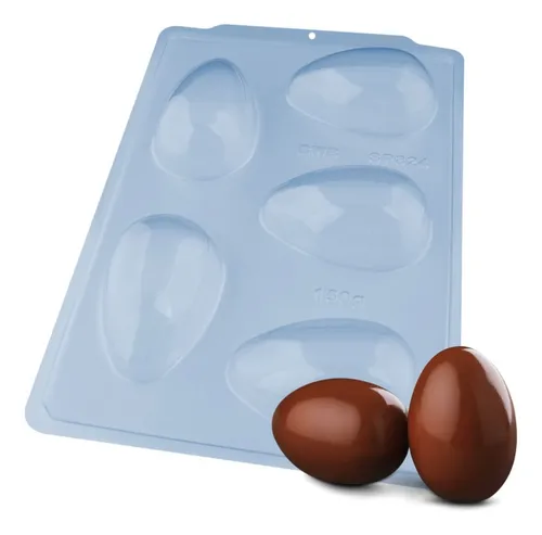 Forma de Acetato com Silicone – Ovo Liso 150g BWB