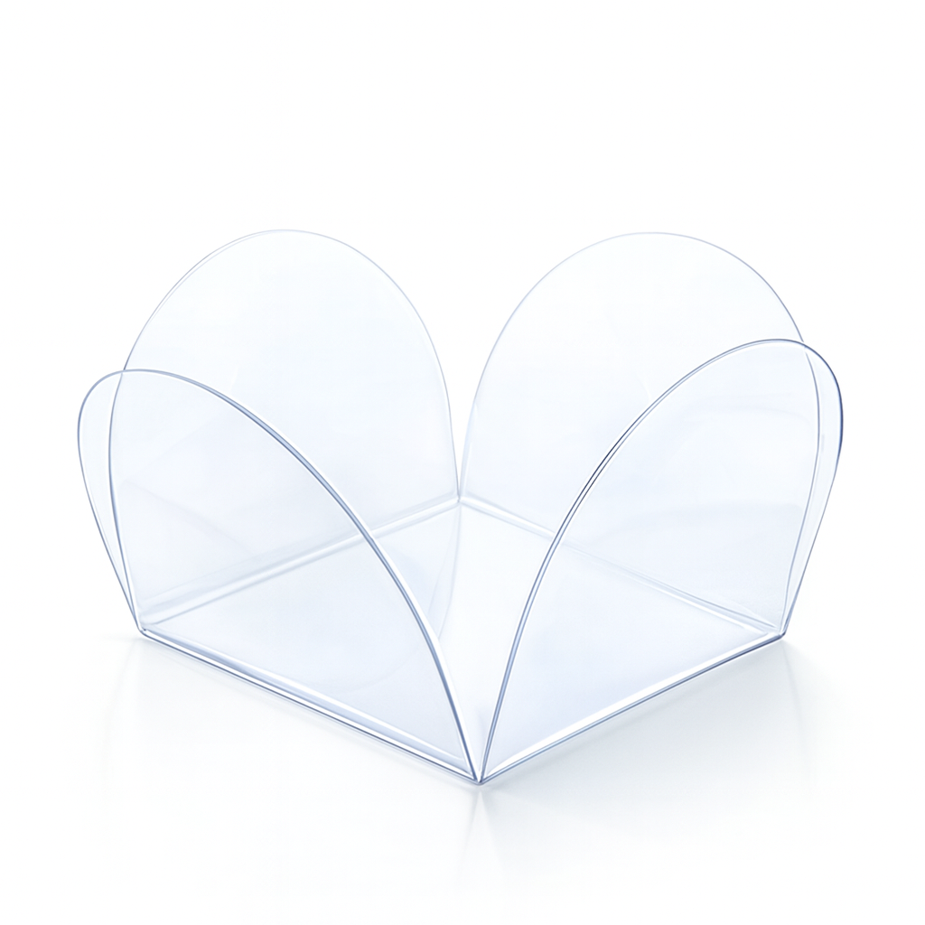 Caixetas para Doces Transparente – 50 Unidades