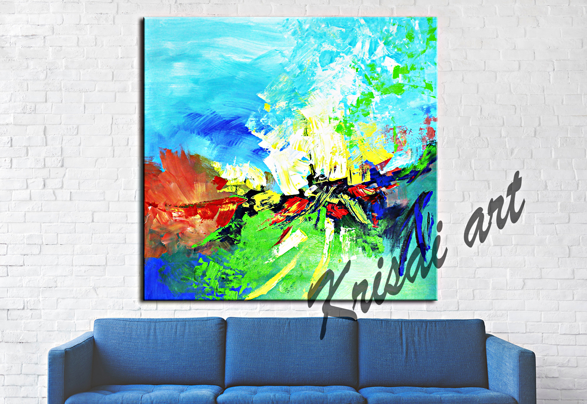 The Glorious City Abstract Painting