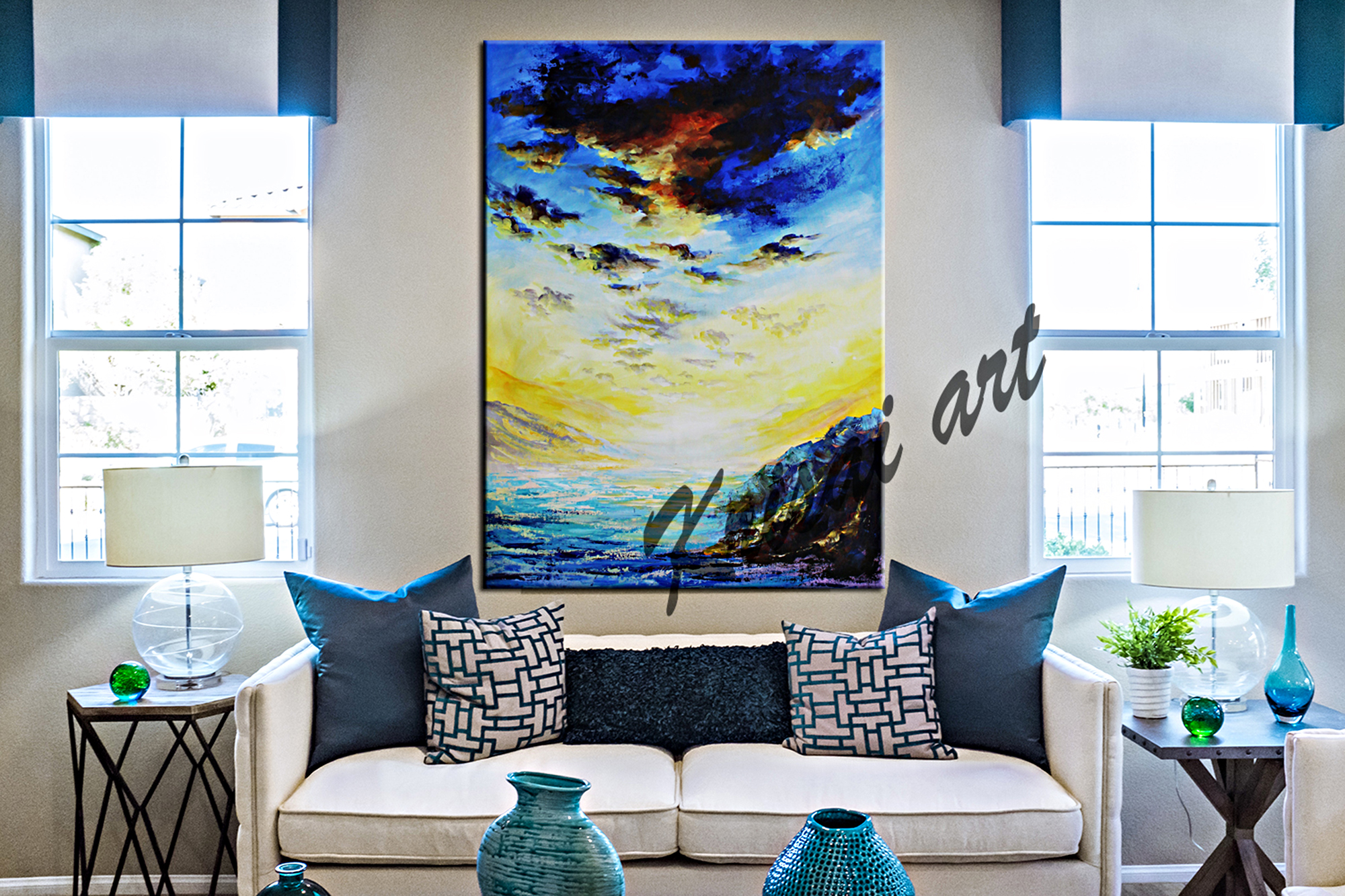 The New Beginning Seascape Canvas Painting