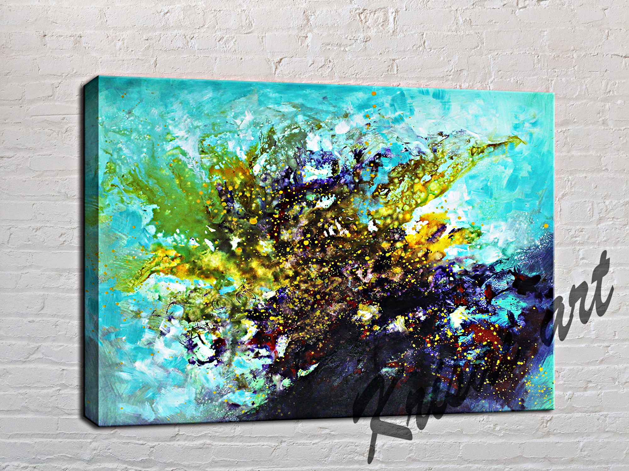 Playful Colors Canvas Painting