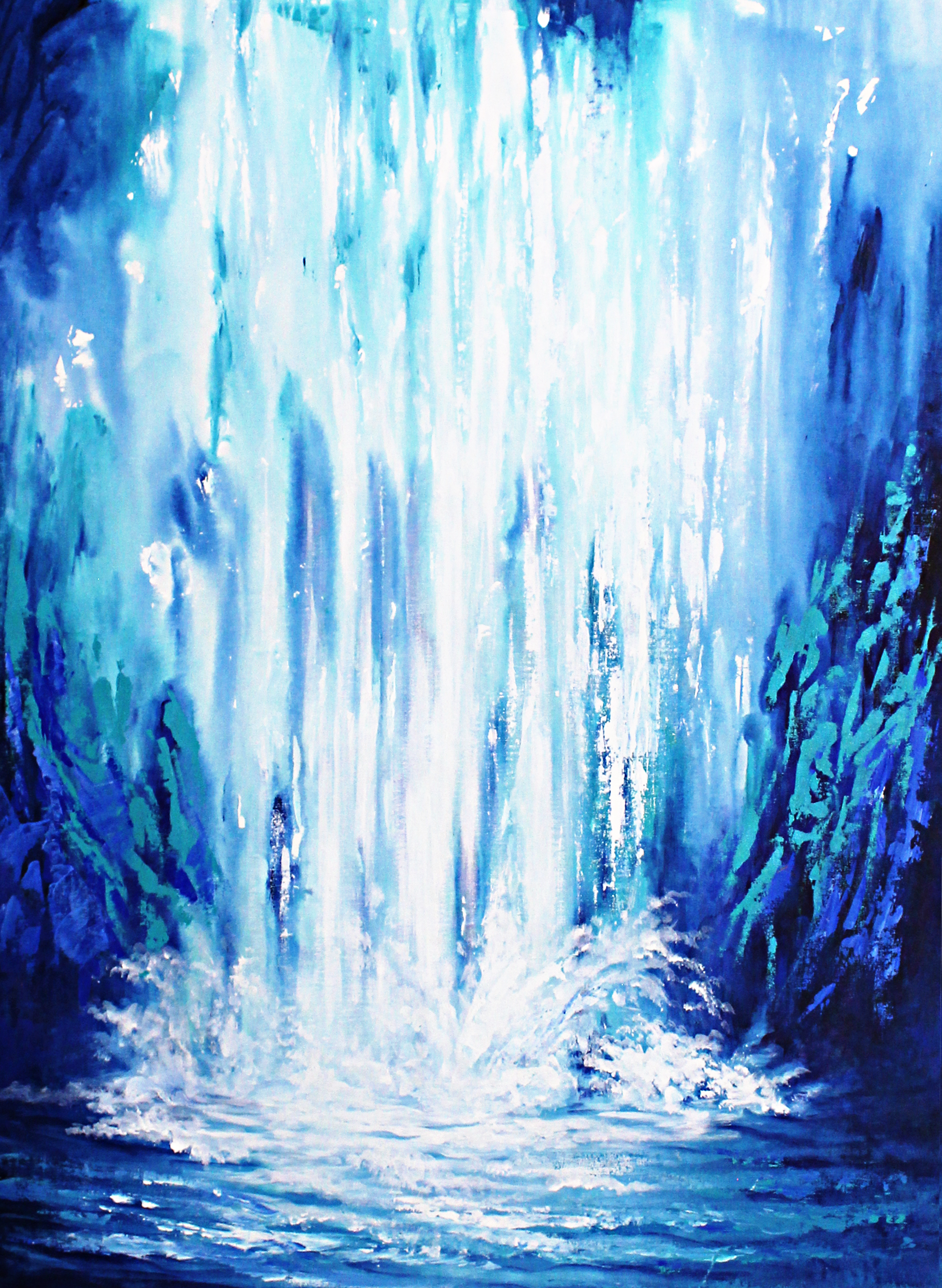 The Waterfall Canvas Painting