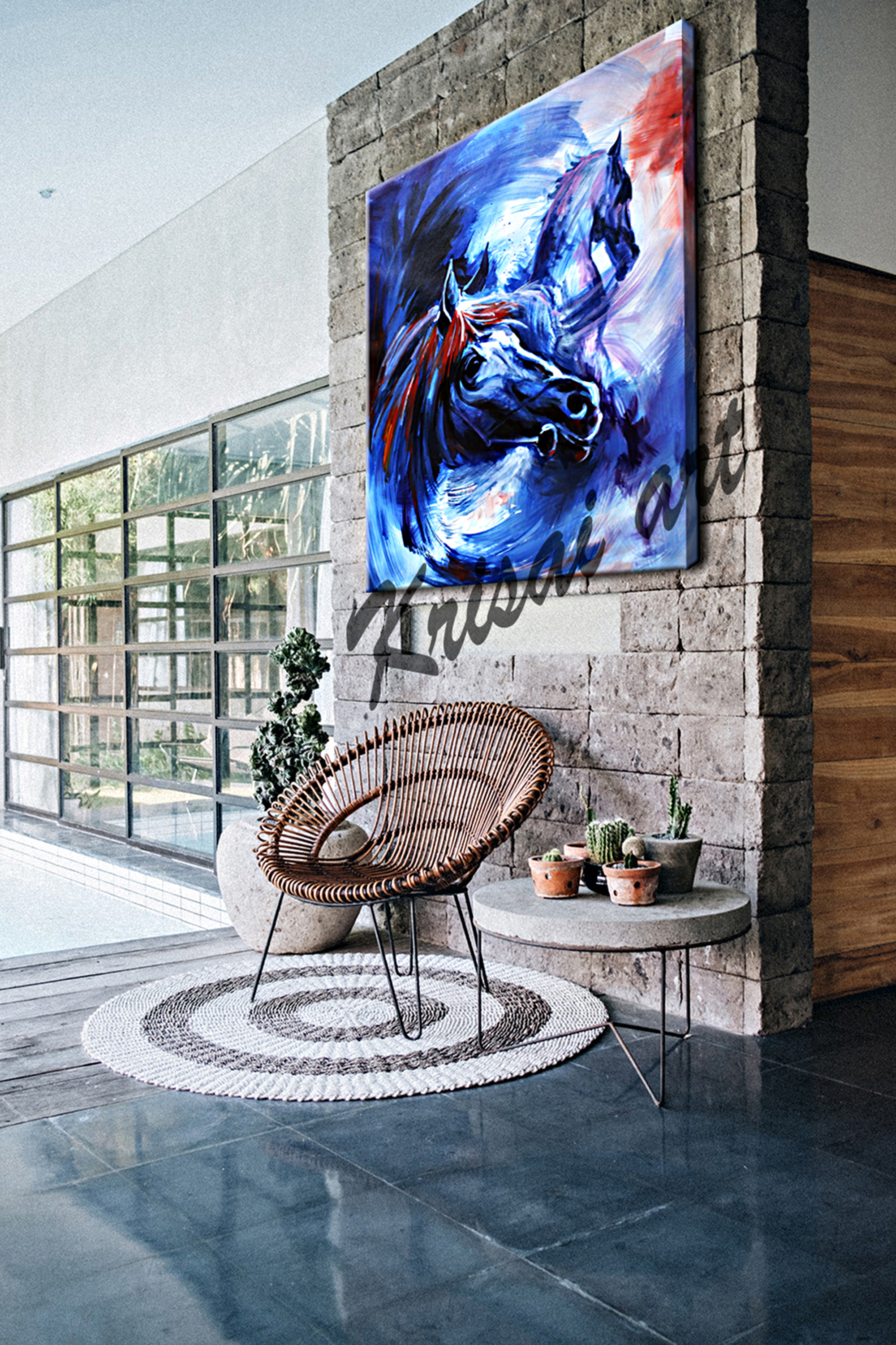 The World of Horses Canvas Painting