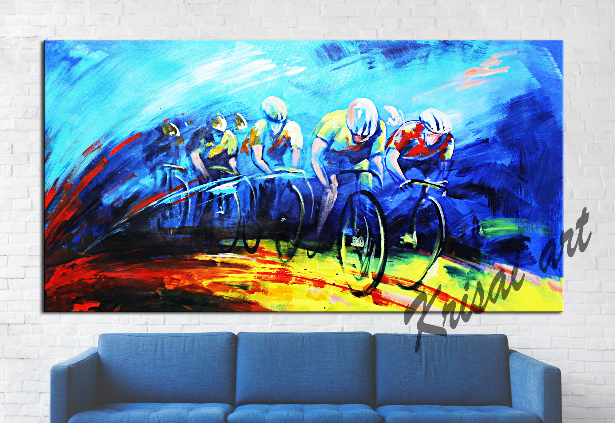 Race To Win Sport painting