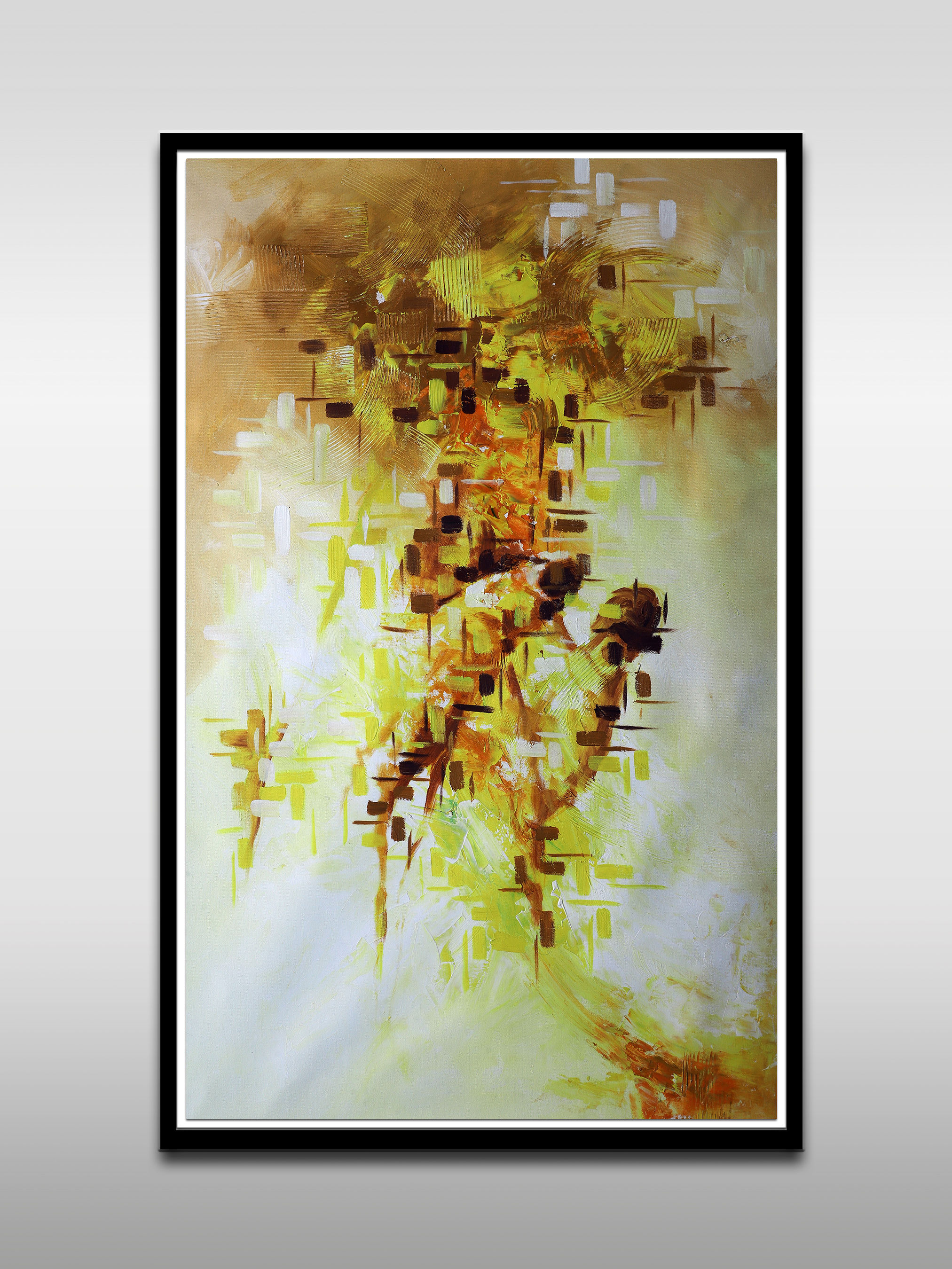 Hand In Hand Love Abstract Modern Painting