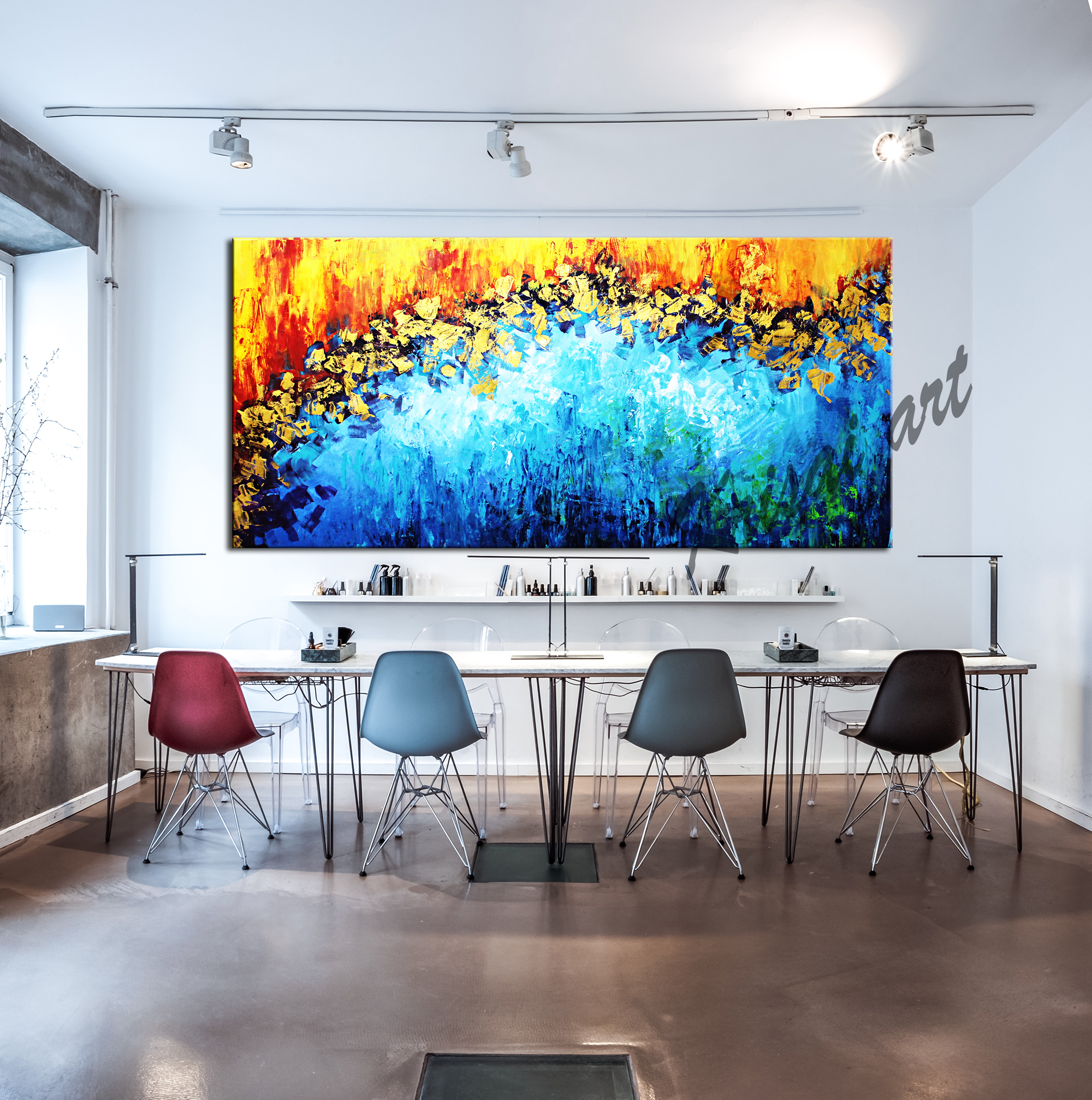 The Celebration Modern Abstract Art