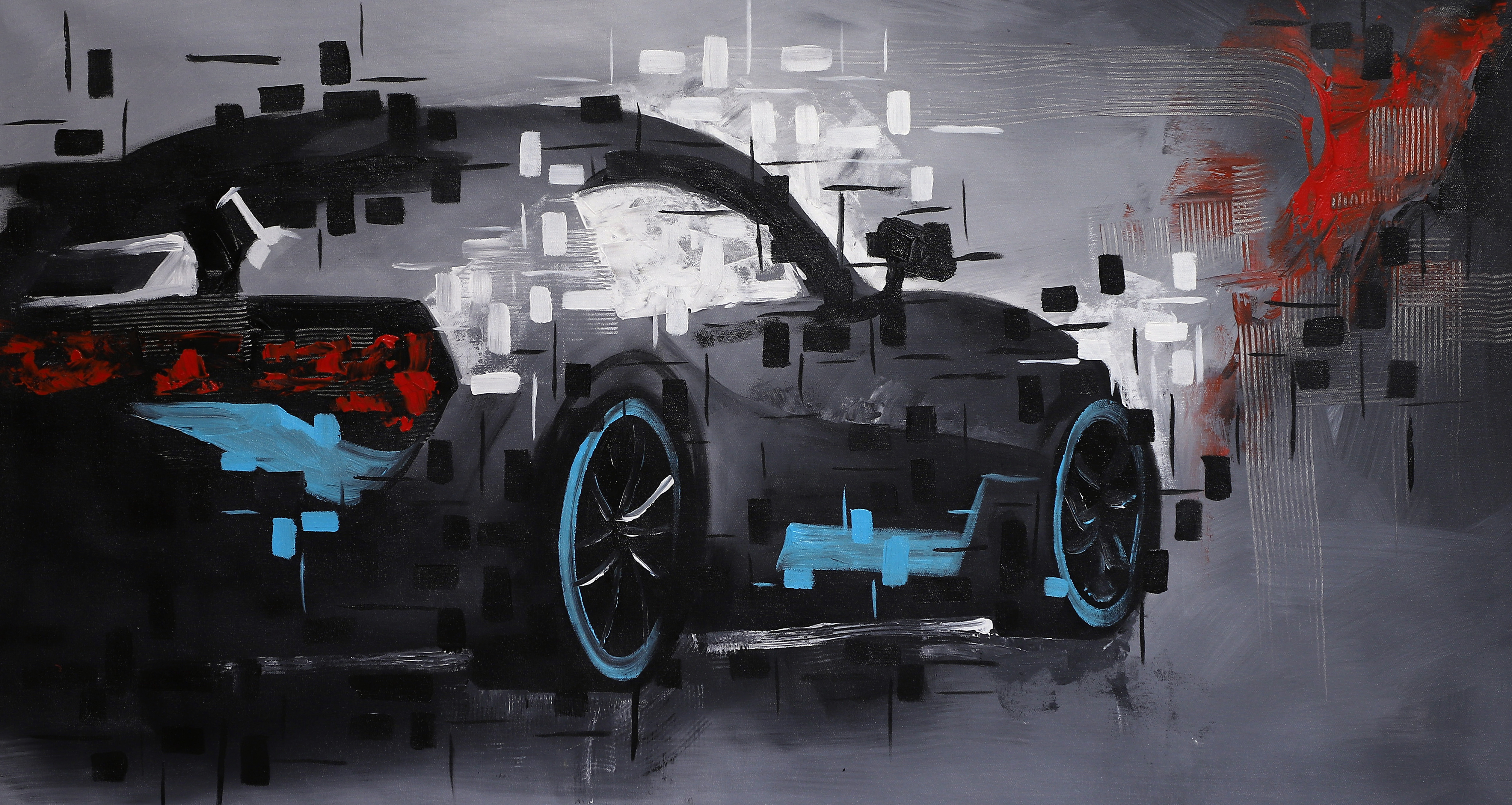 Modern Sports Car Wall Art