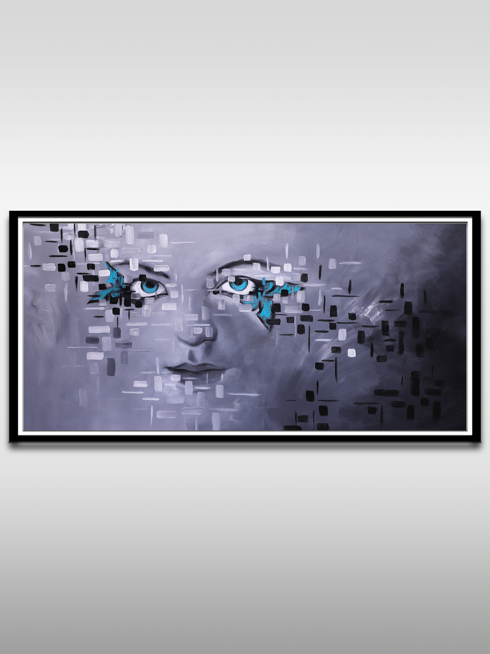 Beautiful Face Abstract Wall Art