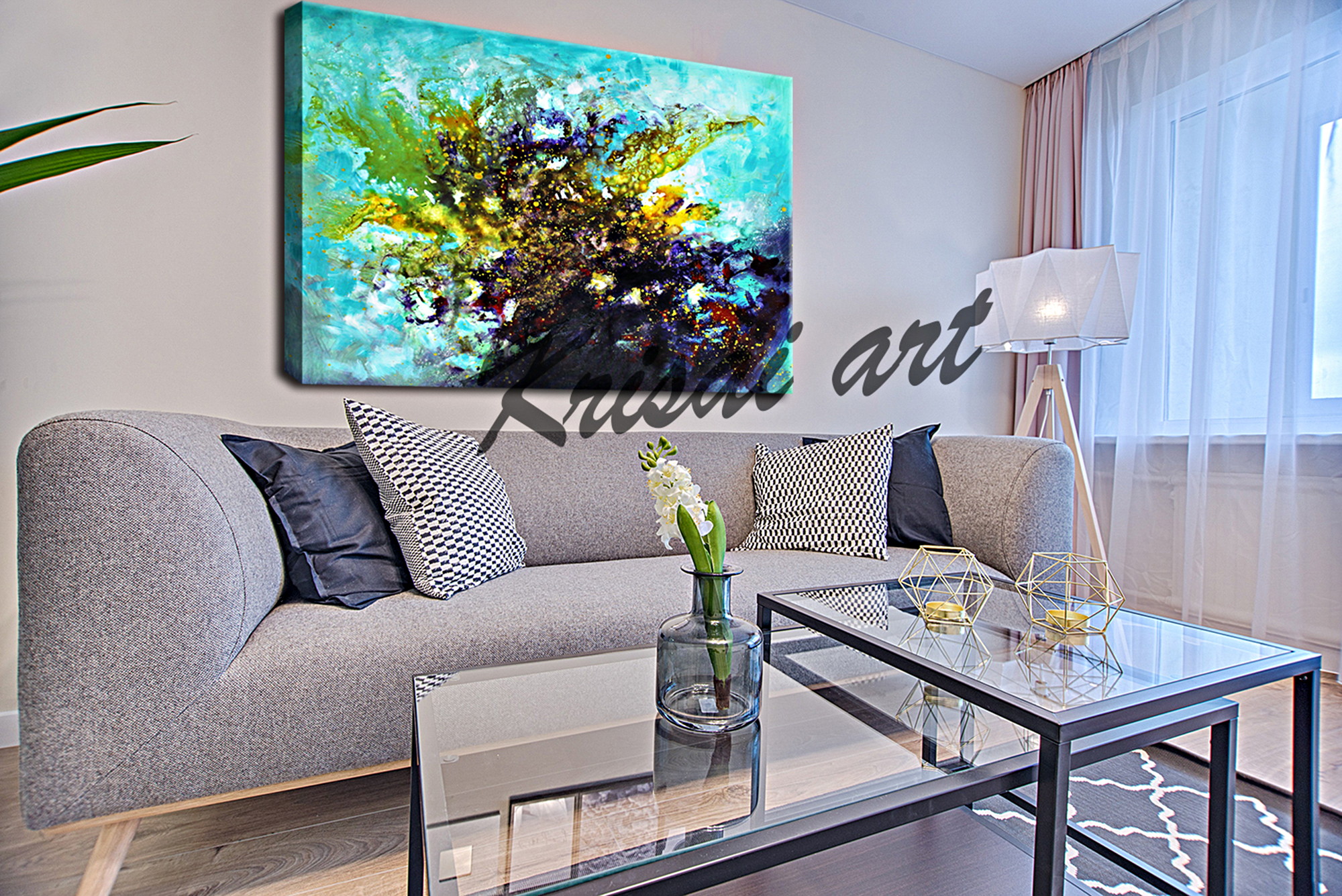 Playful Colors Canvas Painting