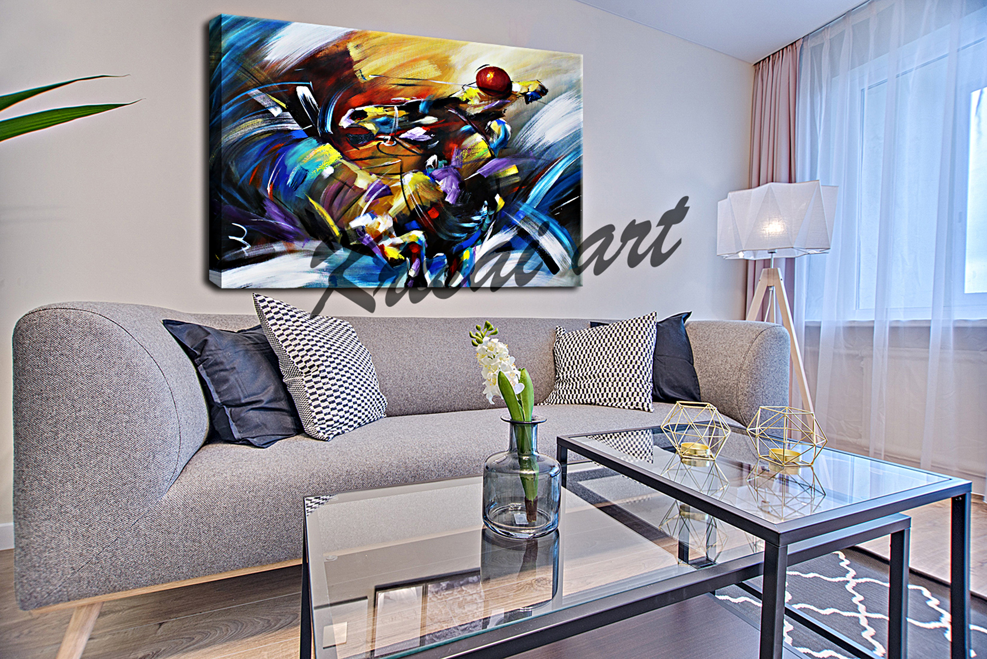 Goal Achievers Abstract painting