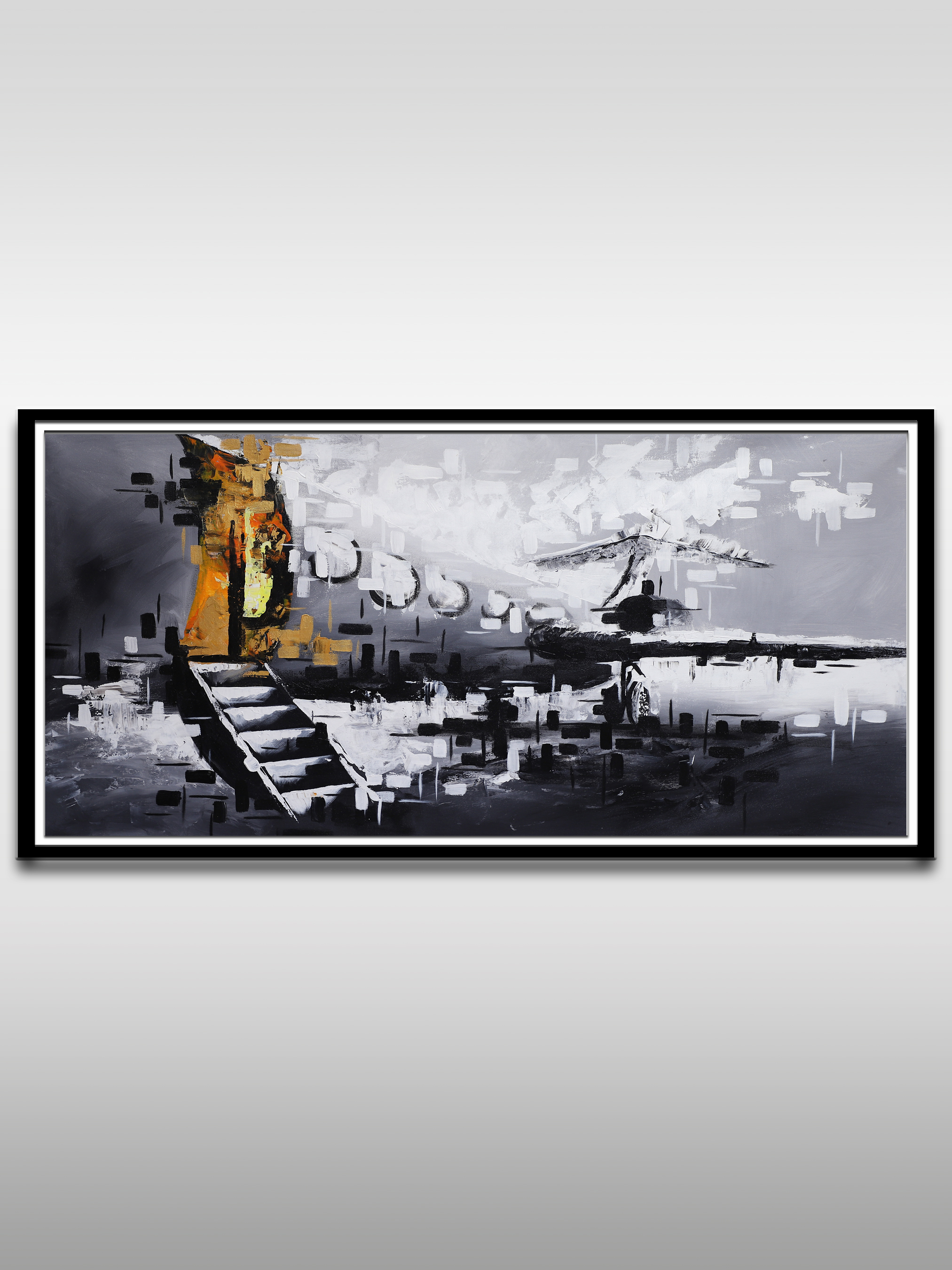  Private Jet Abstract Modern Wall Art Painting