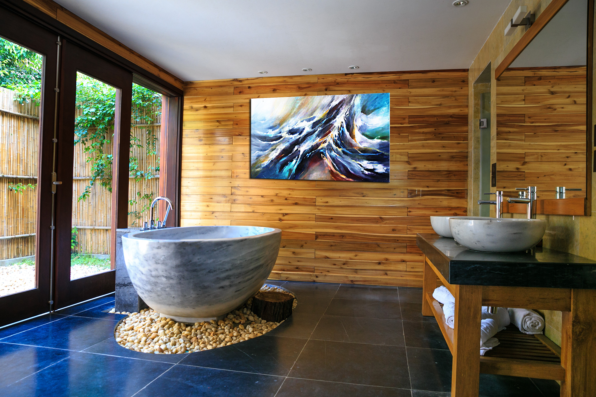 Excitement Abstract Painting