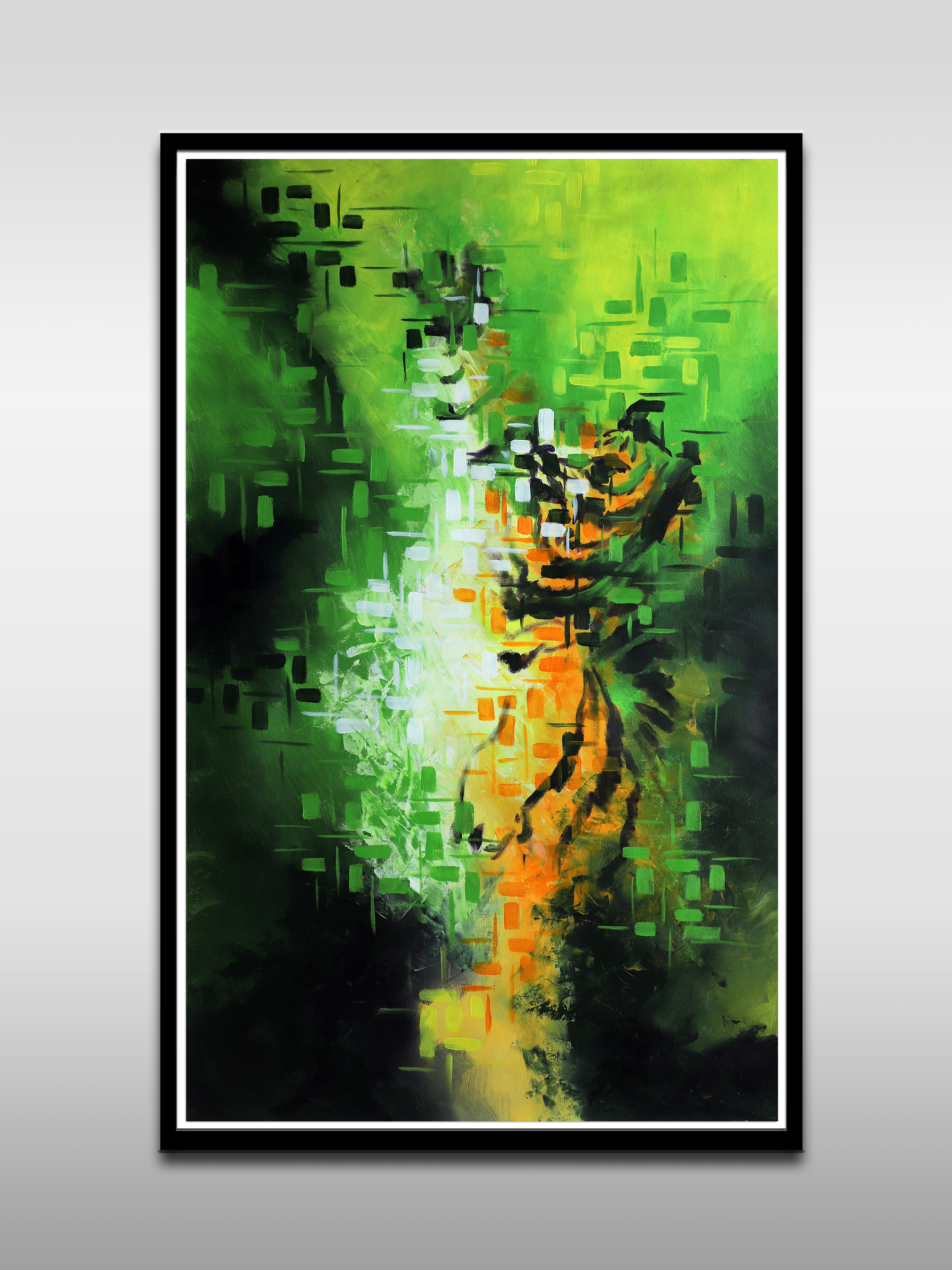 Jungle Tiger Abstract Art