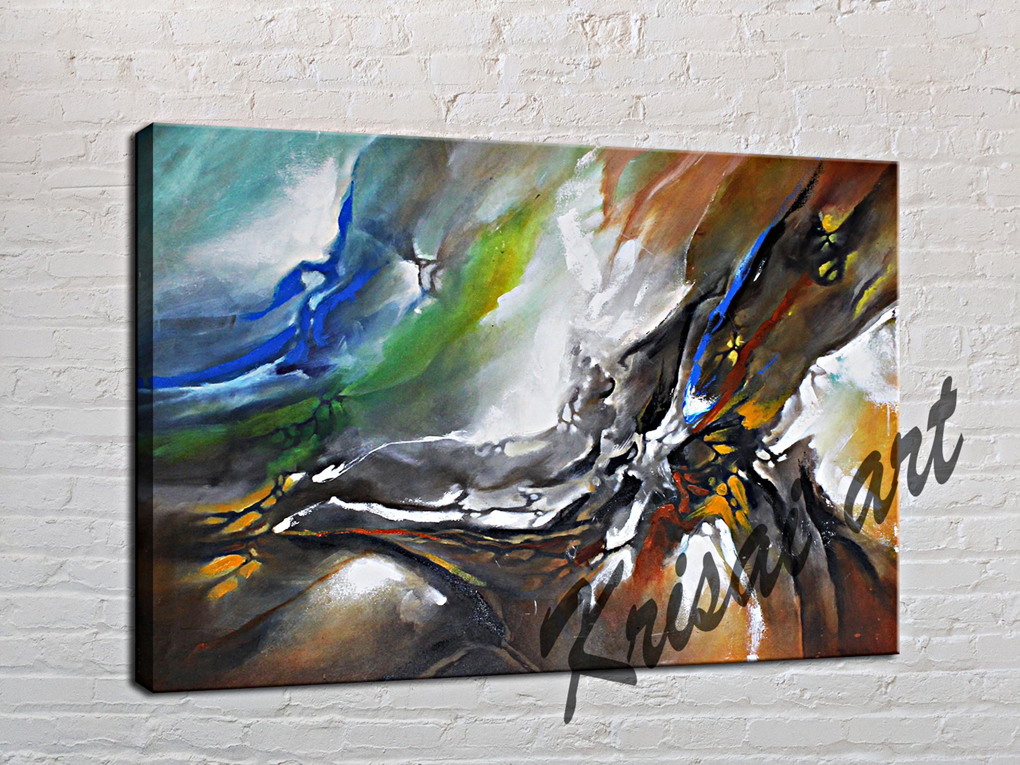 Grand Canyon Abstract Canvas Painting