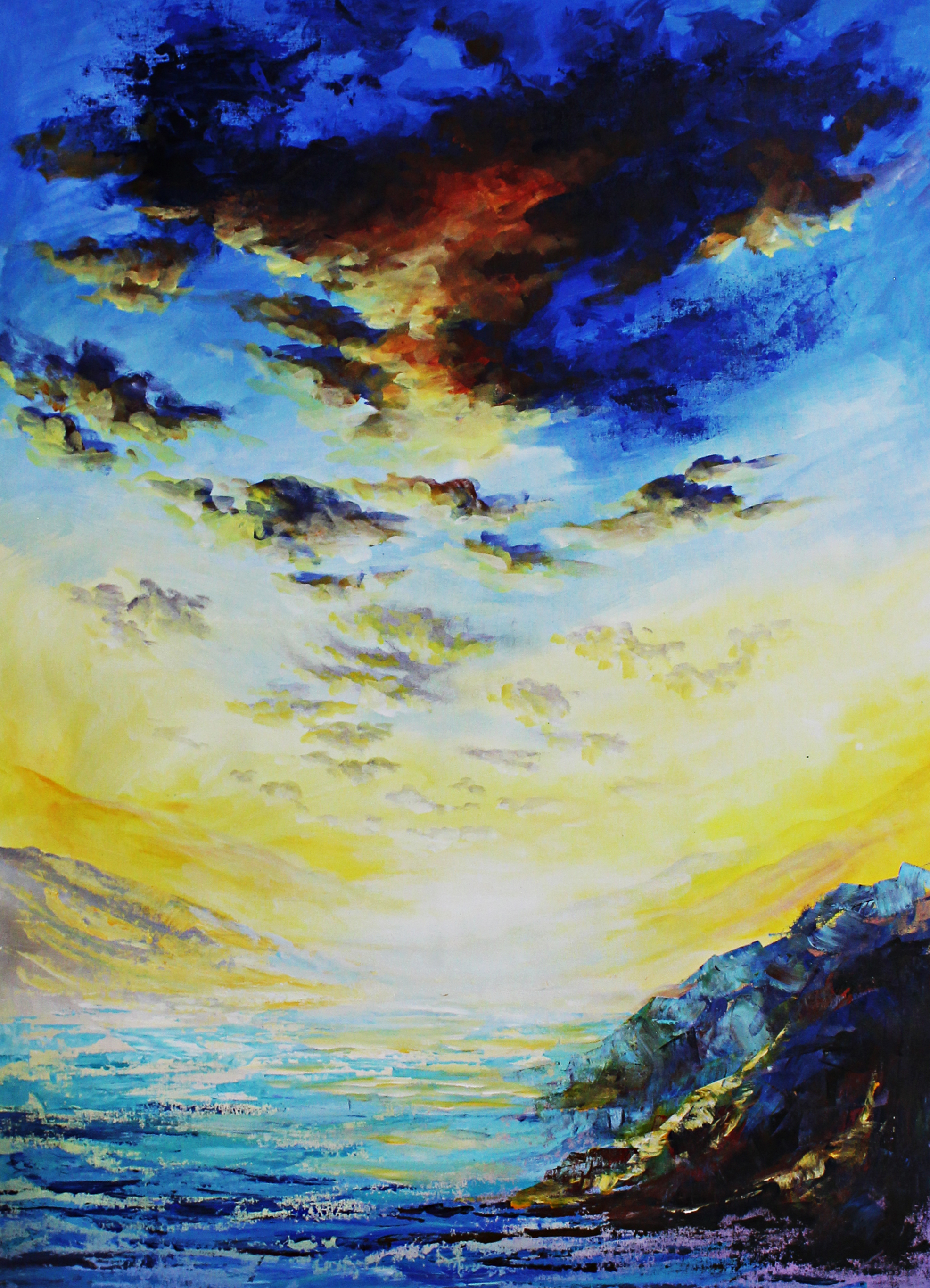 The New Beginning Seascape Canvas Painting